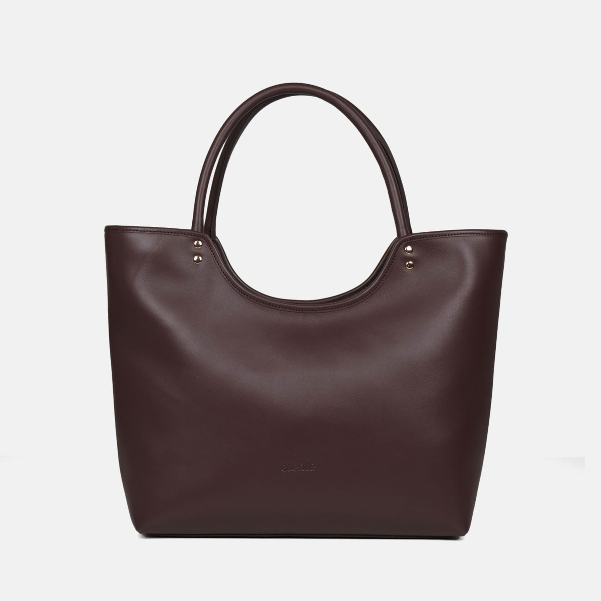 Bolso Soho de piel, color testa — Cucolie, hecho a mano en Vic