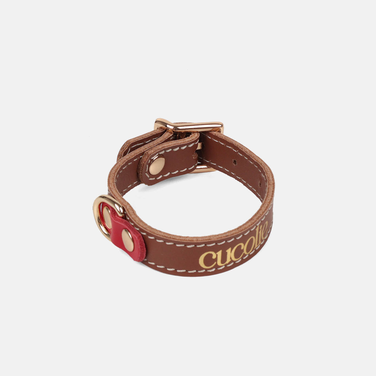 Collar Bimba S cuero natural